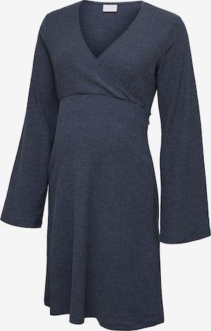 Robe 'FENIA' MAMALICIOUS en bleu : devant
