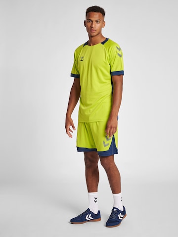 Hummel - Regular Calças de desporto 'Lead Poly' em verde