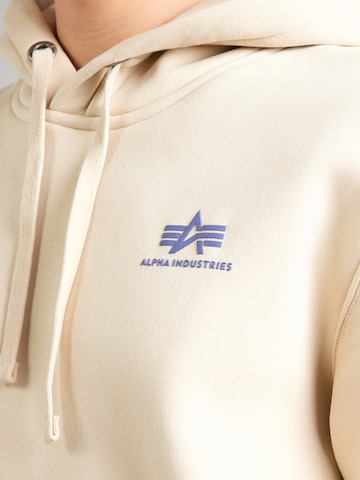 ALPHA INDUSTRIES Средняя посадка Свитшот в Белый