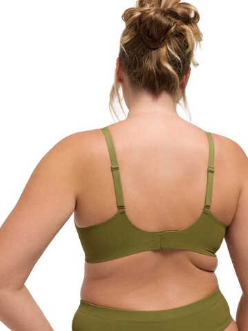 Push-up Reggiseno 'Rib Comfort Push-Up BH' di cfab in verde