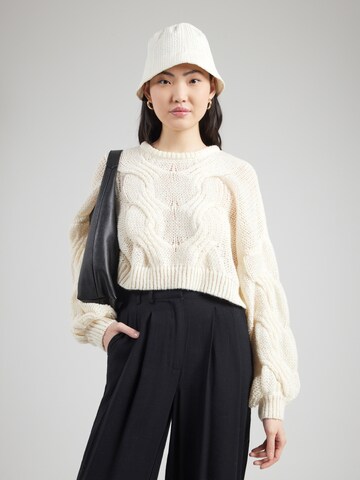 smėlio Noisy may Megztinis 'NMLOES': priekis