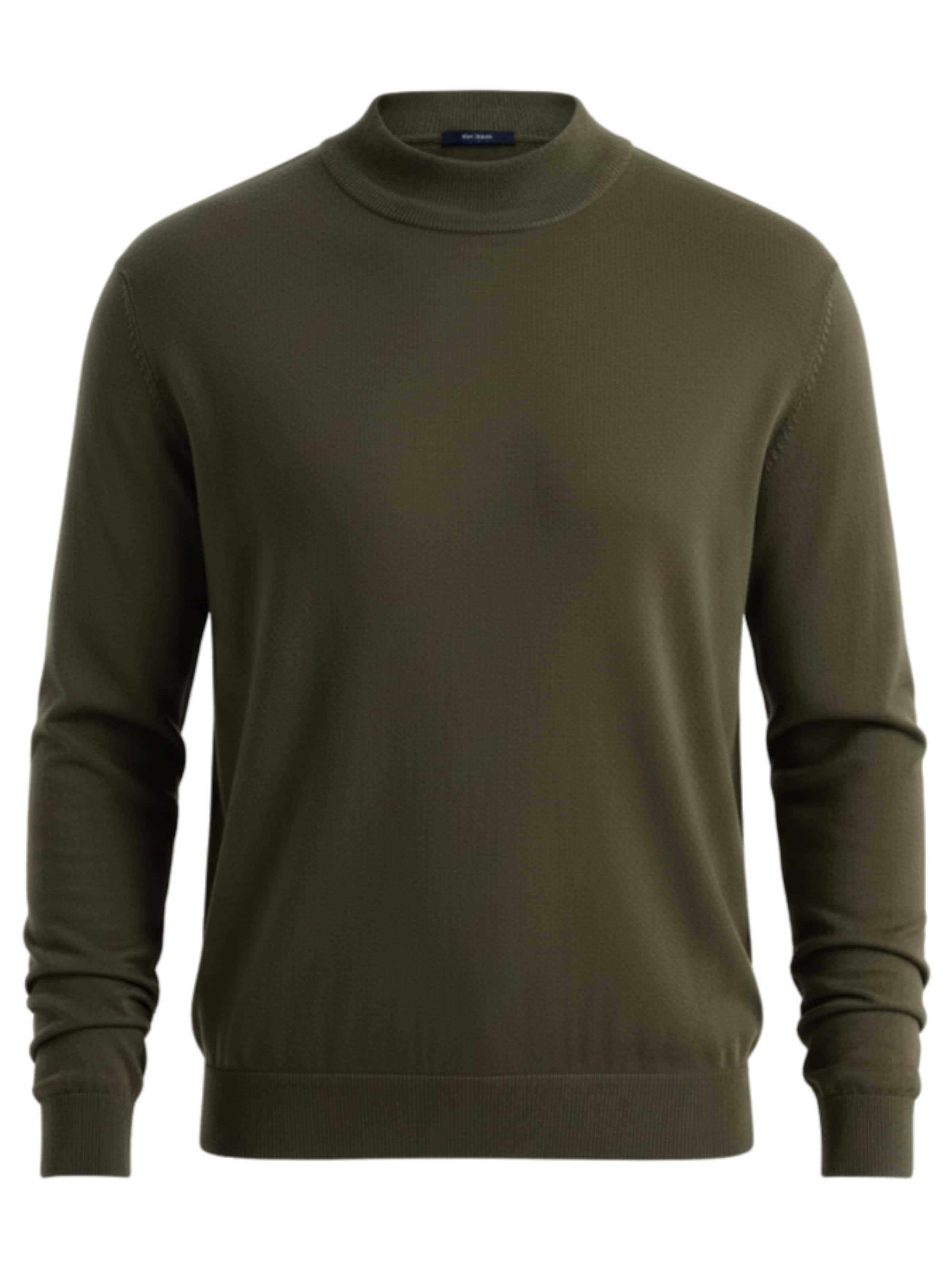 Ombre Pull-over 'OM-SWTN-0100' en olive, Vue avec produit