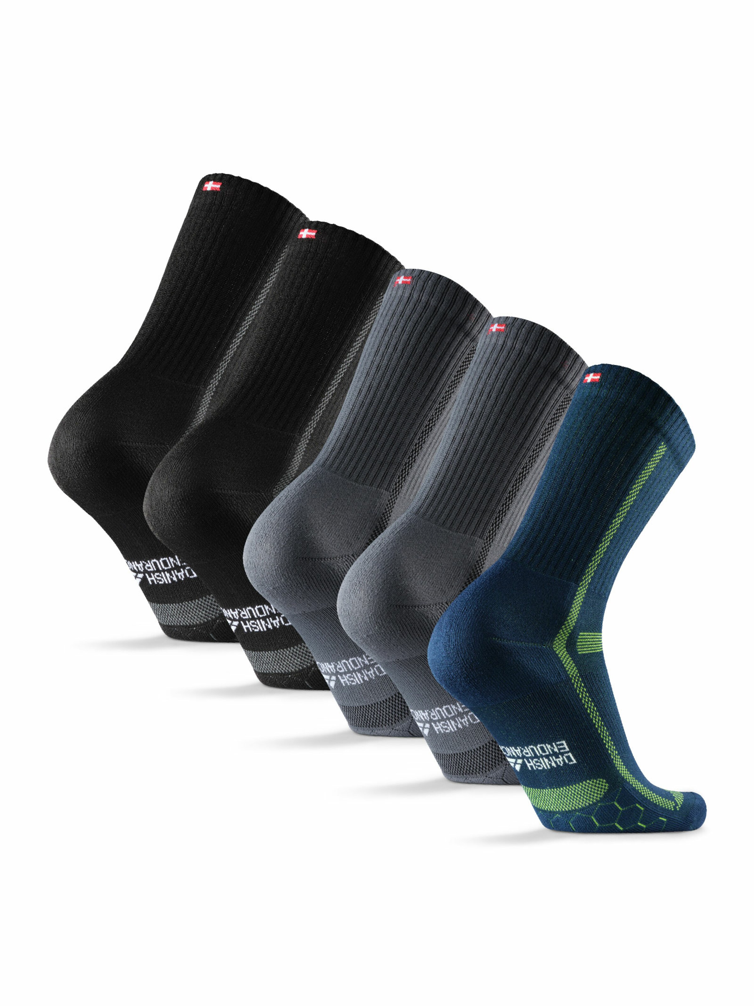 DANISH ENDURANCE Athletic Socks in Blue