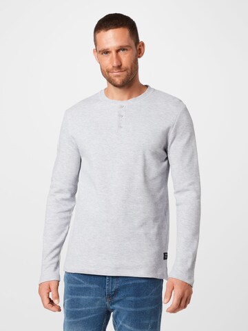 T-Shirt TOM TAILOR DENIM en gris : devant