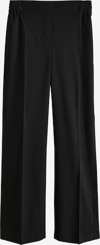 NextTapered Hlače s naborima - crna boja: prednji dio