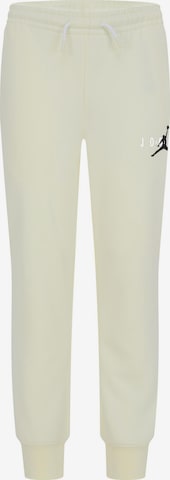 Jordan Tapered Workout Pants in Beige: front