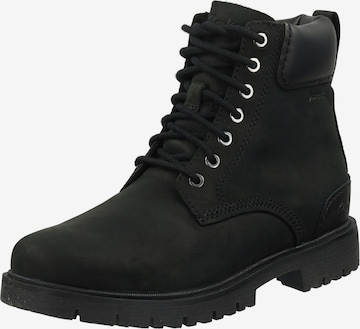 CLARKS Lace-Up Boots 'Rossdale' in Black: front