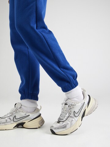 PIECES Tapered Trousers 'PCChilli' in Blue