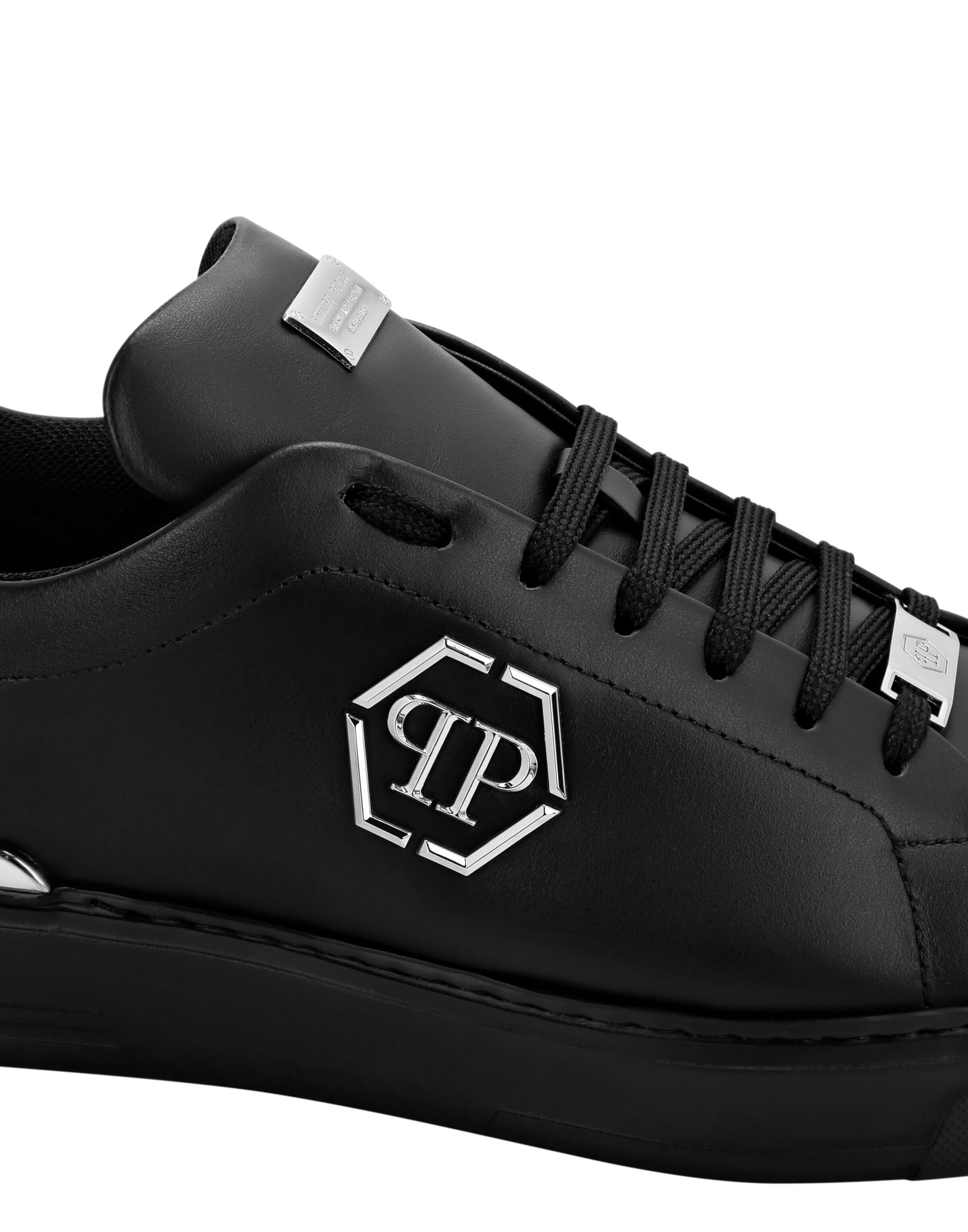 Philipp Plein Platform trainers 'Hexagon' in Black