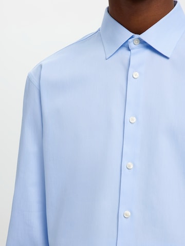 SELECTED Regular fit Бизнес риза в синьо