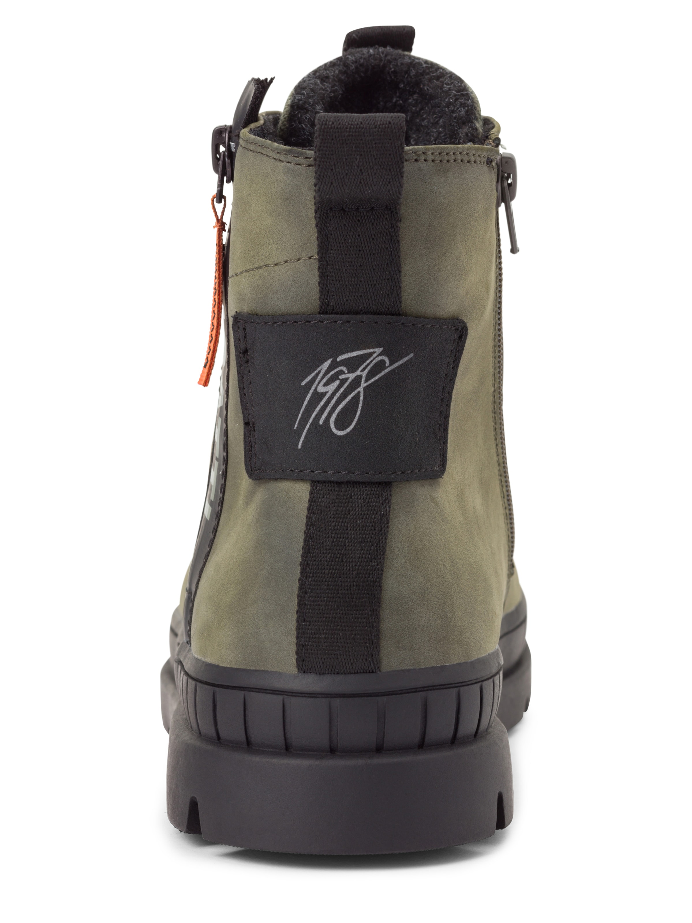 bugatti Lace-up boots 'Pallario' in Green