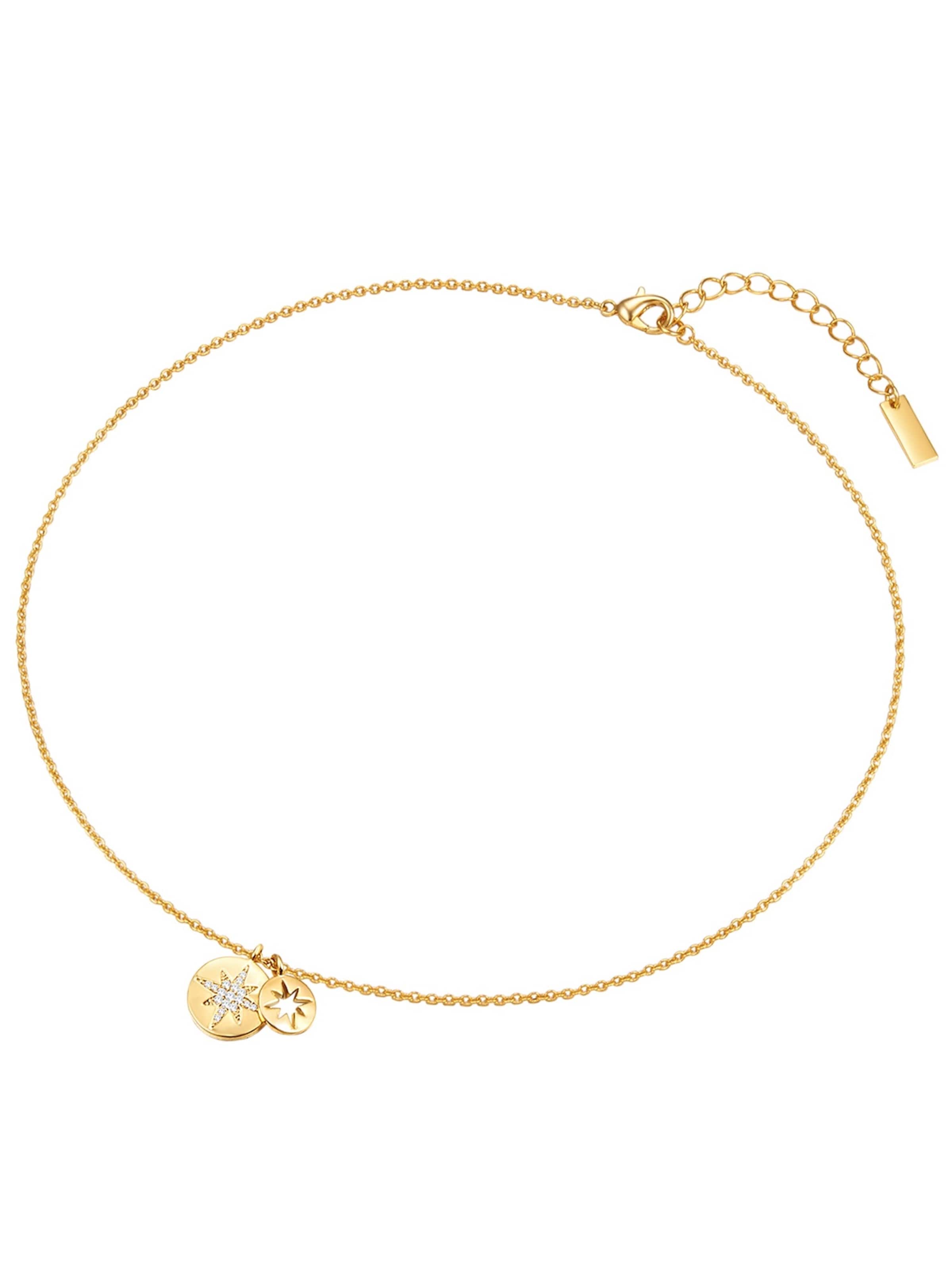 Lulu & Jane Necklace in Gold: front