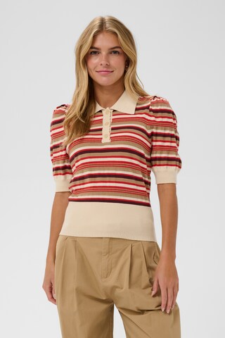SAINT TROPEZ Pullover 'PhilliaSZ' in Beige: Vorderseite