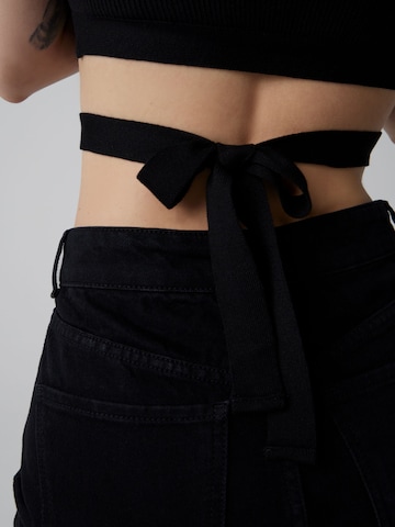 A LOT LESS Knitted top 'Janina' in Black