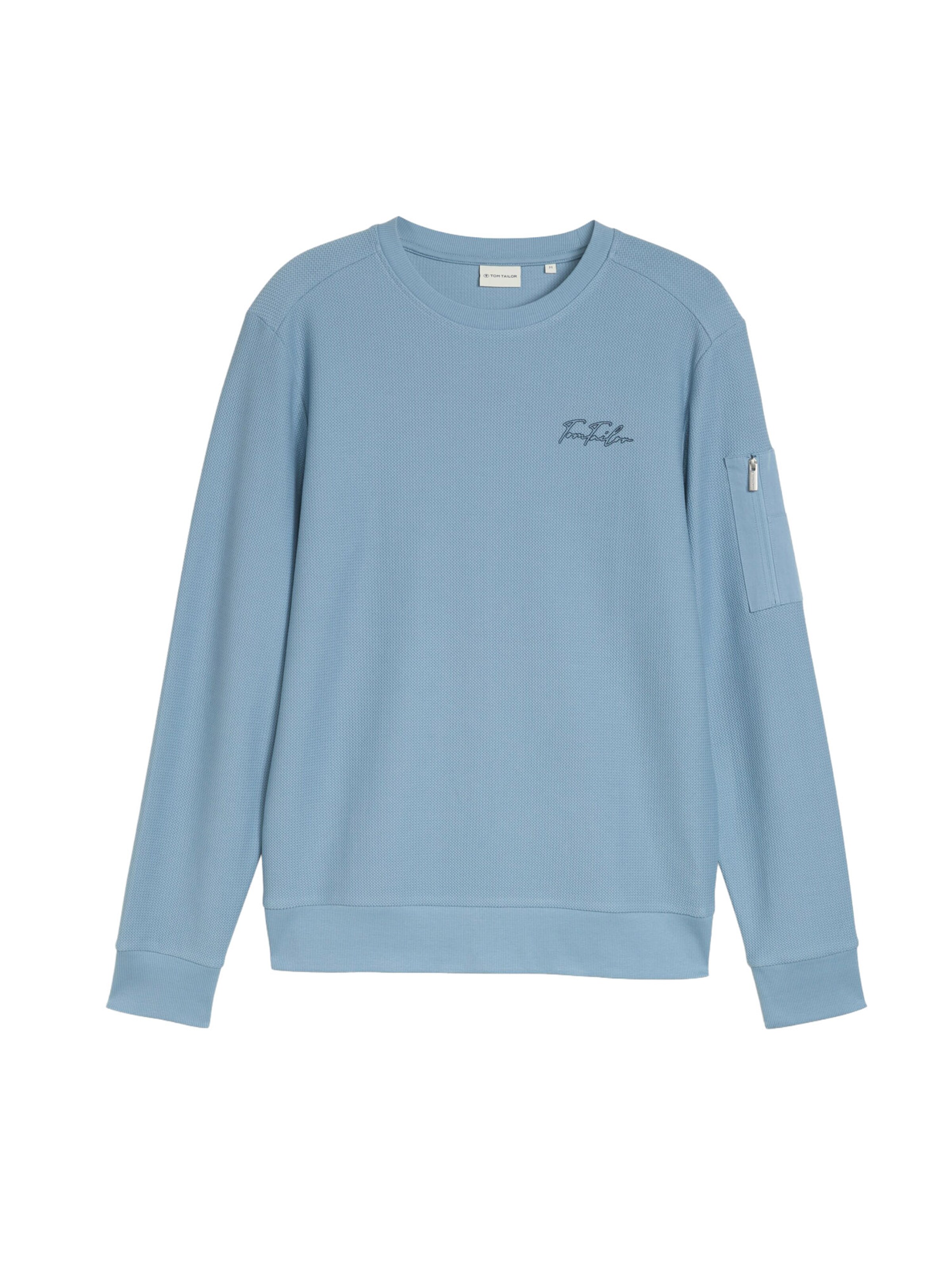 TOM TAILOR Sweatshirt in Blau: Vorderseite