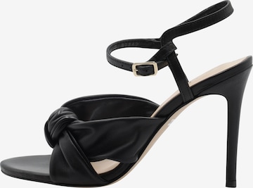 faina Sandals in Black: front