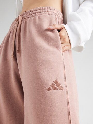 ADIDAS SPORTSWEAR Широкий Спортивные штаны 'All Szn' в Ярко-розовый