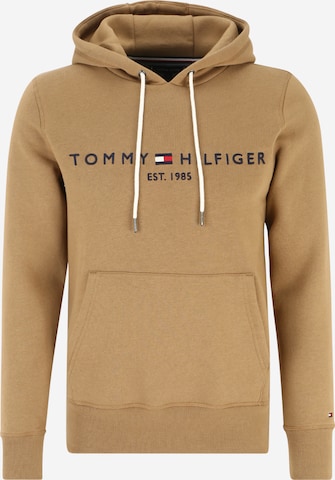 TOMMY HILFIGER Mikina – hnědá: přední strana