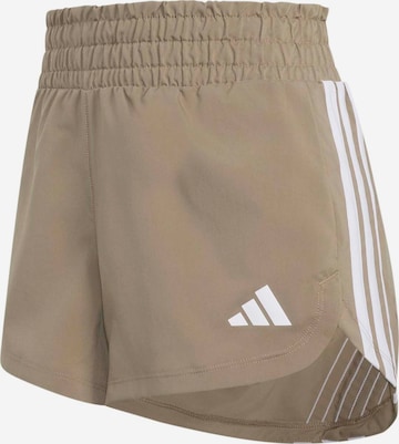 Pantaloni sport 'PACER' de la ADIDAS PERFORMANCE pe verde: față