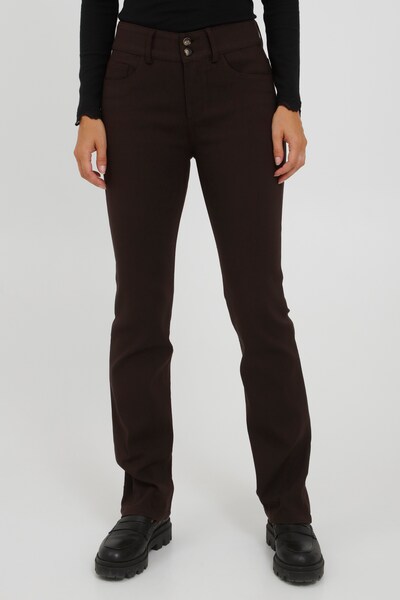 Fransa Pants 'FRCATERN' in Dark brown, View model