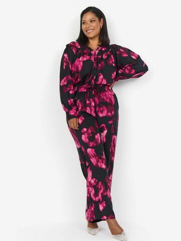 Wasabi Concept Loosefit Kalhoty 'Keisie' – pink