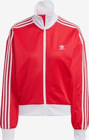 ADIDAS ORIGINALS Sweat jacket 'Adicolor Classics' in Red: front