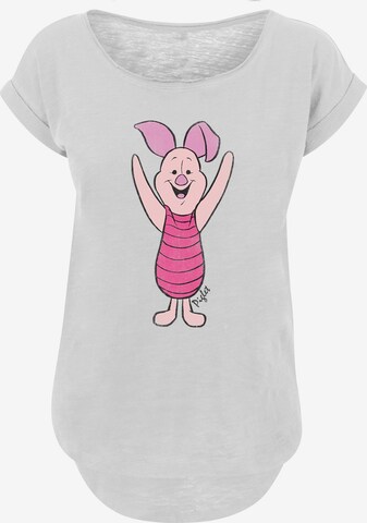 T-shirt 'Winnie The Pooh Piglet' F4NT4STIC en blanc : devant