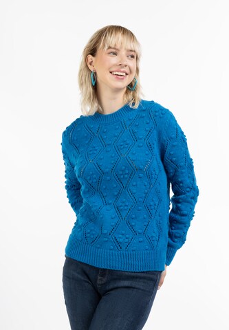 MYMO - Pullover 'Blonda' em azul: frente