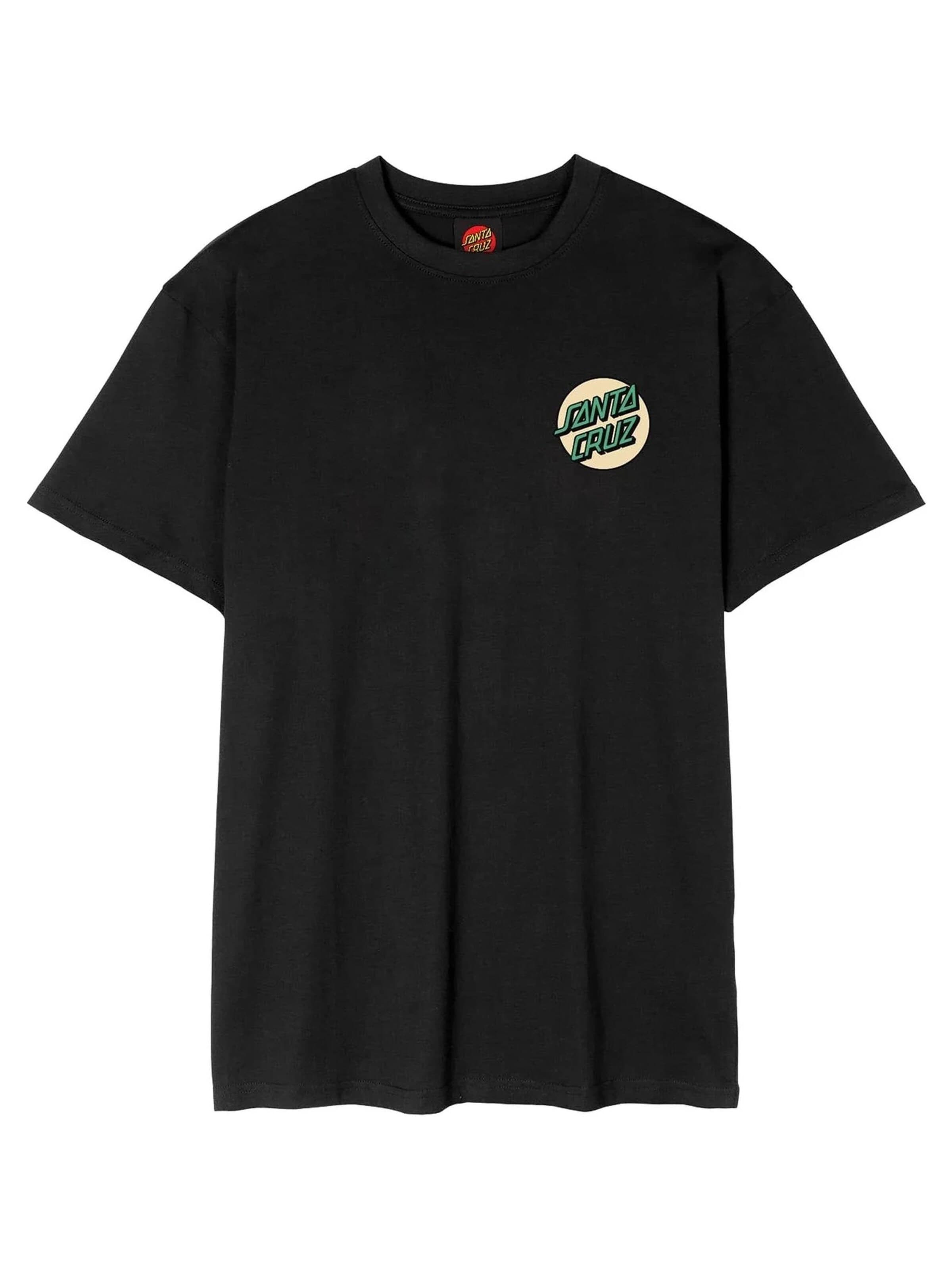 Santa CruzMajica 'Camiseta santa cruz negra screaming rose flash tee' - crna boja: prednji dio