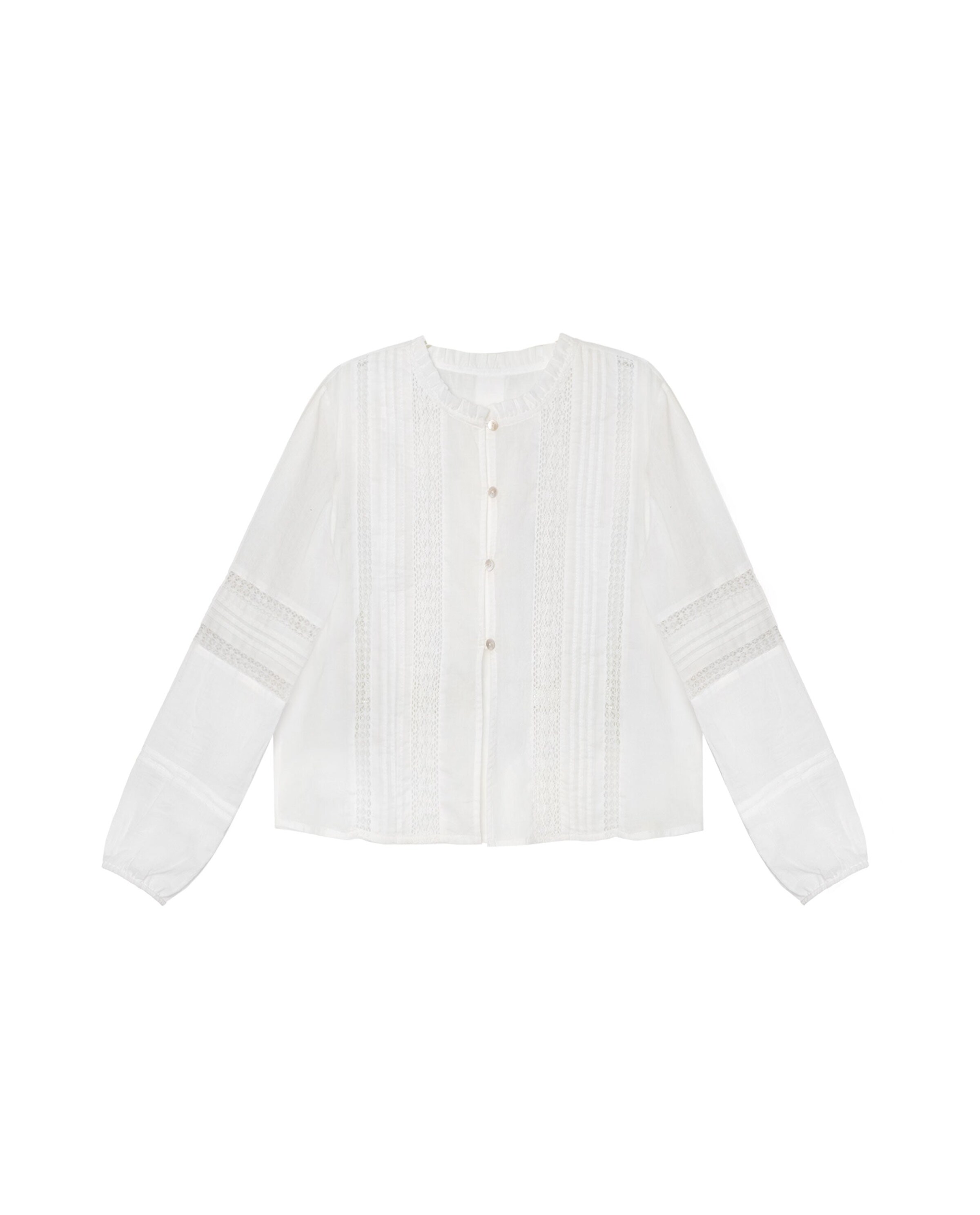 THE-ARE Blusa en blanco, Vista del producto