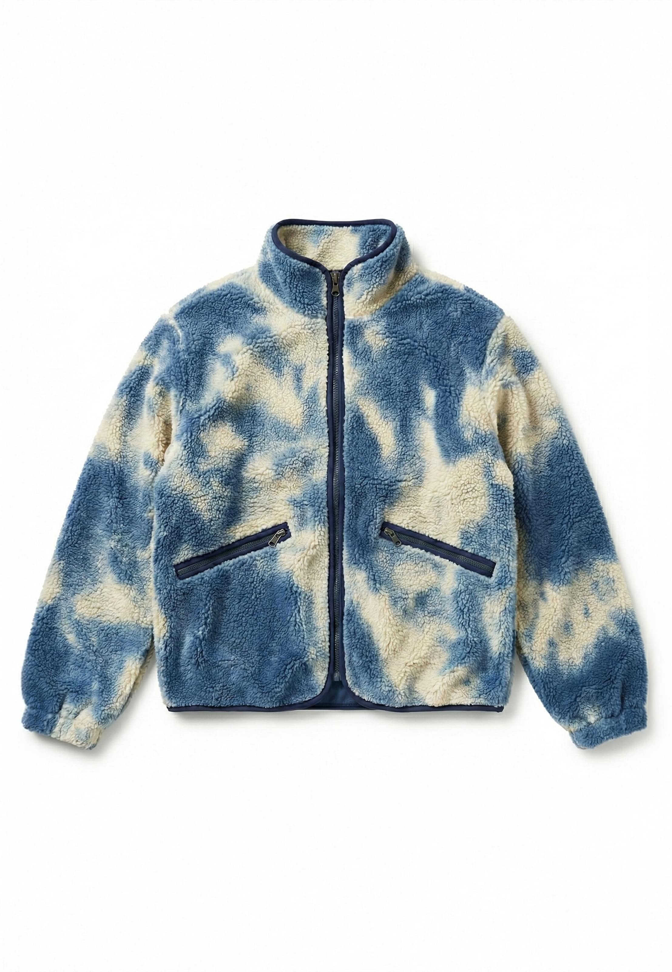 Giacca di pile di Urban Classics in blu: frontale