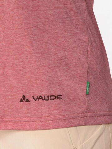 VAUDE Functioneel shirt 'Skomer III' in Rood