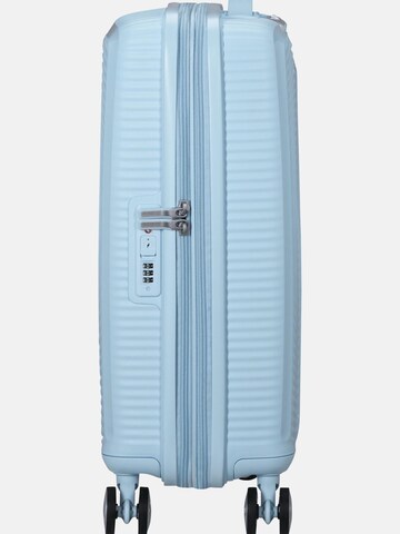American Tourister Trolley 'SOUNDBOX SPINNER 55/20 TSA EXP' in Blauw