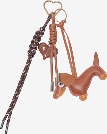 ONLY Key ring 'ONLDASHY' in Brown: front