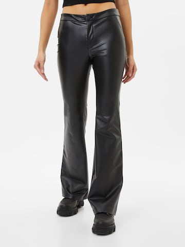 ONLY Flared Pants 'Alvira' in Black: front