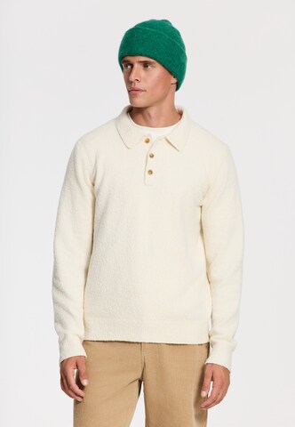 Sweat-shirt 'Penn' Shiwi en blanc : devant