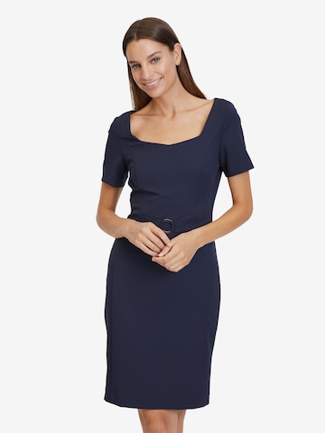 Vera Mont Sheath Dress in Blue: front