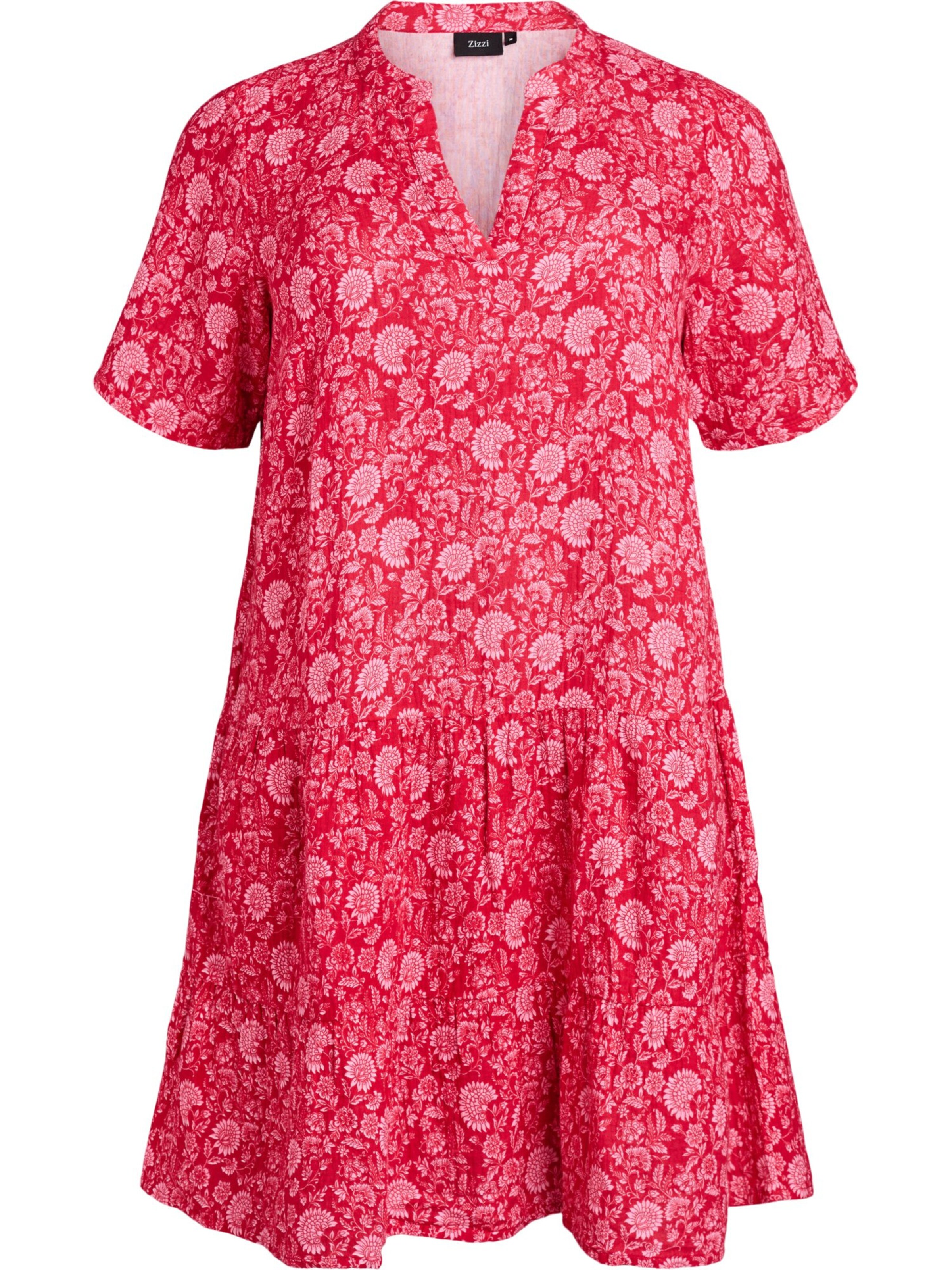 Zizzi Šaty 'Vviva' – červená: přední strana