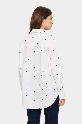SAINT TROPEZ - Blusa 'Dianne' em branco