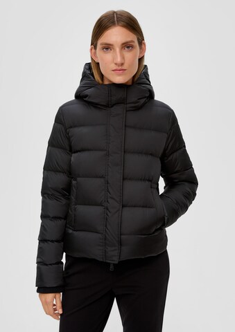 s.Oliver BLACK LABEL Jacke in Schwarz: predná strana