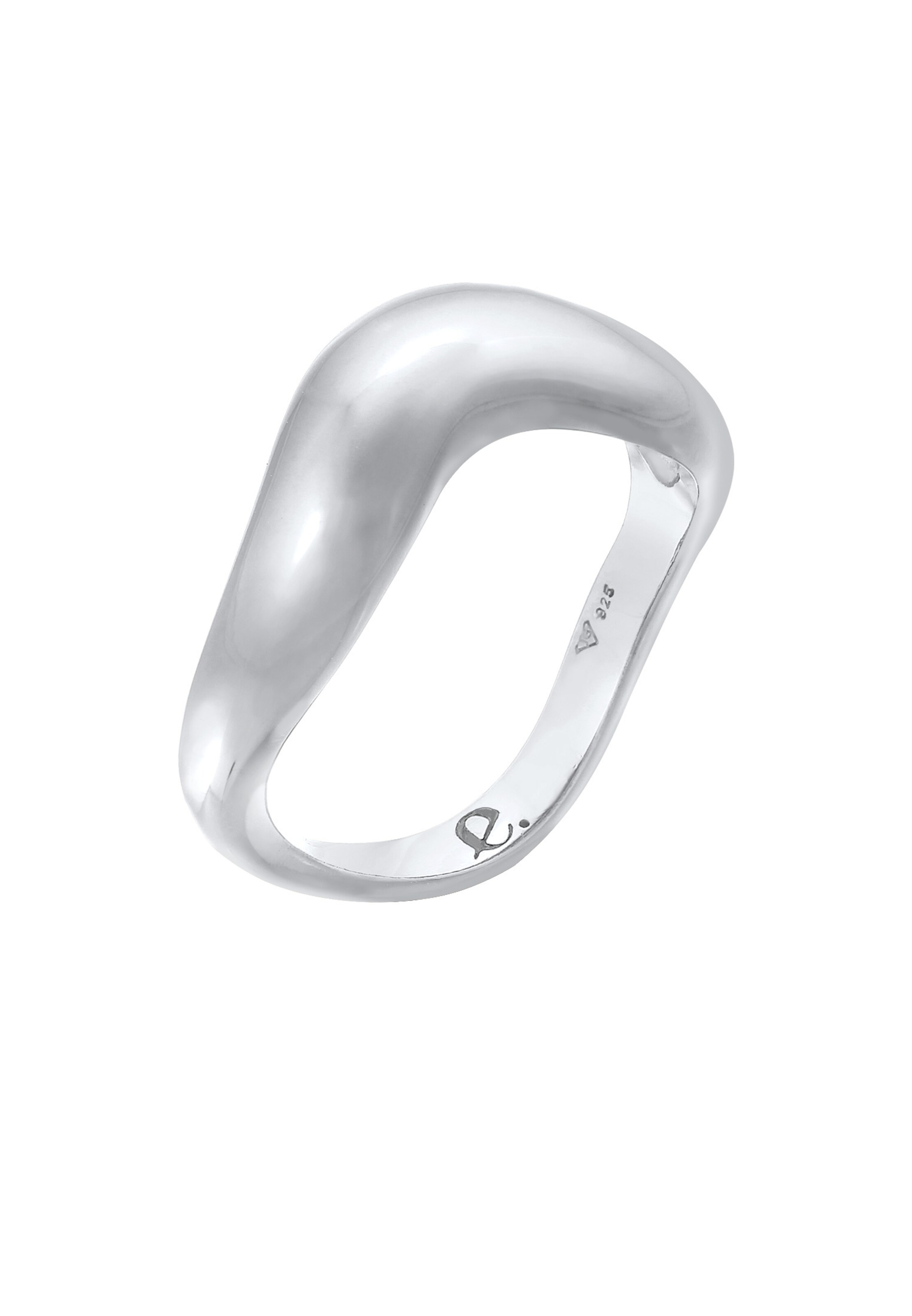 ELLI PREMIUM Ring in Silber: Vorderseite