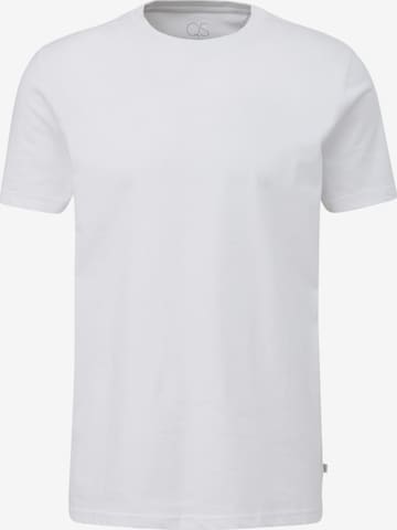 QS Shirt 'Q/S designed by - T-shirt' in Wit: voorkant
