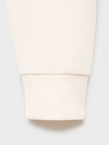 MANGO MAN Sweatshirt 'BOLA' i hvid