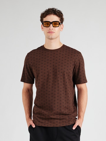 SCOTCH & SODA Shirt in Bruin: voorkant