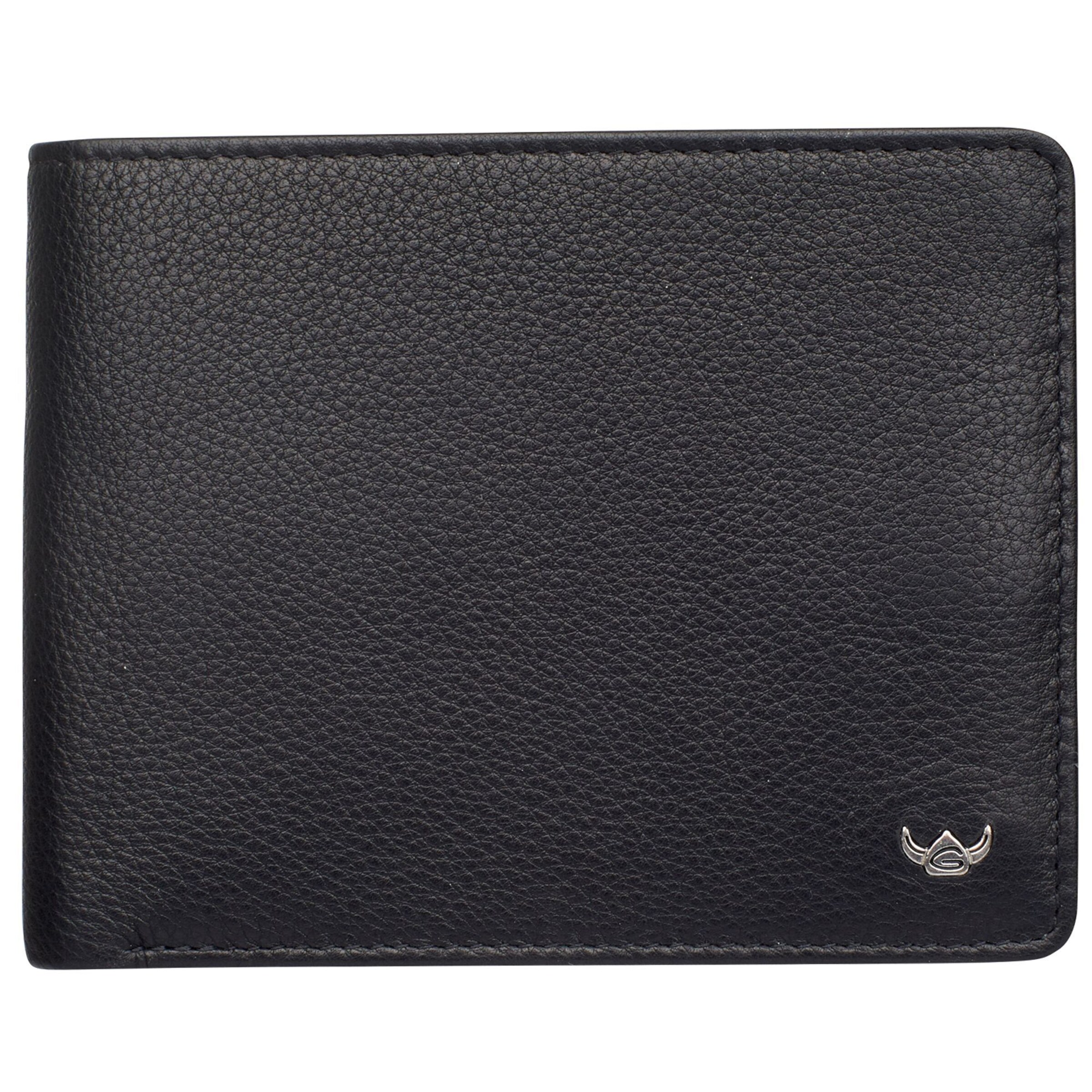 Portamonete 'Capri' di GOLDEN HEAD in nero: frontale