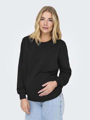 Only Maternity - Sudadera 'OLMAGathe' en negro: frente