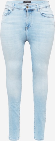 mėlyna ONLY Carmakoma Siauras Džinsai 'Maya': priekis