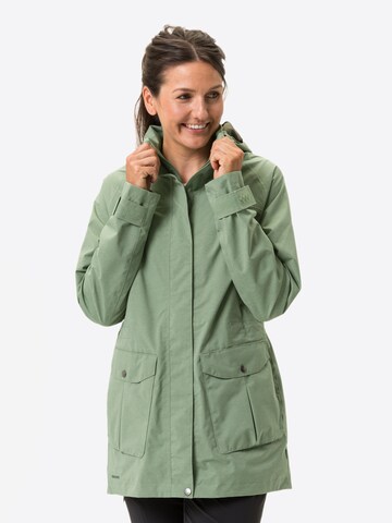 VAUDE Outdoor Jacket 'Skomer' in Green: front