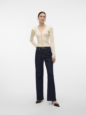 VERO MODA Knit cardigan ' GOLD ' in Beige