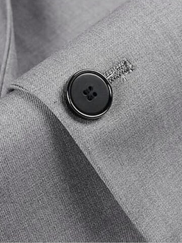 YOUTHUP Slim fit Suit Jacket 'Prägung' in Grey